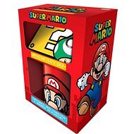 Super Mario - Tasse + Anhänger + Untersetzer - Geschenkset