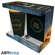 Lord of the Rings - Glass + Notebook + Badge - Gift Set