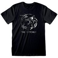 The Witcher: Silver Ink Logo - T-Shirt - L - T-Shirt