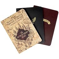 Harry Potter - Icons and Maps - 3 jegyzetfüzet készlete - Ajándék szett