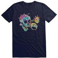 Rick and Morty - Eyeball Skull - tričko S - Tričko