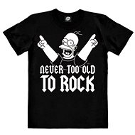 The Simpsons - Never Too Old To Rock - tričko XXL - T-Shirt