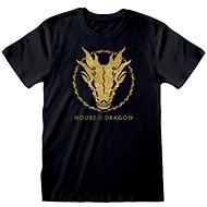 House of The Dragon - Gold Ink Skull - tričko M - Tričko