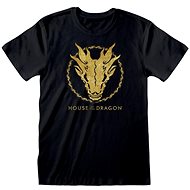 House of The Dragon - Gold Ink Skull - T-Shirt S - T-Shirt