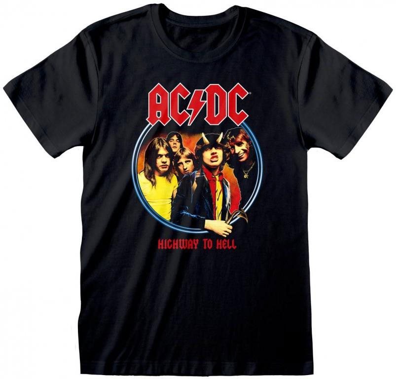AC/DC - Highway To Hell - tričko M - T-Shirt