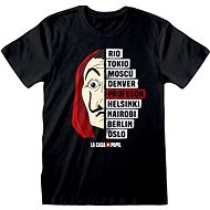 La Casa De Papel - Names - tričko M - T-Shirt