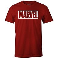 Marvel – Red Classic Logo – tričko L - Tričko