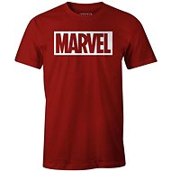 Marvel - Red Classic Logo - póló, M - Póló
