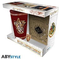 Harry Potter - glass, notebook and badge - Gift Set