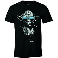 Star Wars - DJ Yoda Cool - tričko L - Tričko