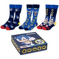 Sonic - 3 pár zokni, 40-46 - Zokni