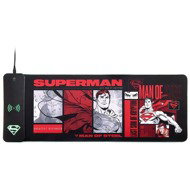 Superman - mouse and keyboard pad with charger - Mouse Pad