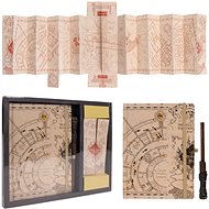 Harry Potter - Marauders map - notebook, pen, map - Gift Set