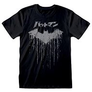 DC Comics - Batman - Melted Japanese Logo - tričko M - T-Shirt