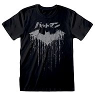 DC Comics - Batman - Melted Japanese Logo - tričko L - T-Shirt