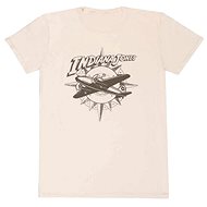 Indiana Jones - Plane and Compass - tričko M - T-Shirt