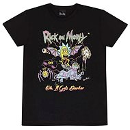 Rick and Morty - Oh It Gets Darker - tričko L - T-Shirt