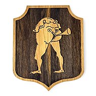 Kingdom Come: Deliverance 2 - The Hole Tavern - Large Wooden Wall Plate (32 x 39 cm) - Wooden Model
