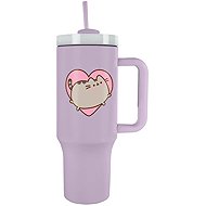 Pusheen - Pusheen Heart - travel mug with straw - Thermal Mug