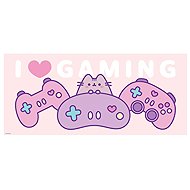 Pusheen - I Love Gaming - mouse and keyboard pad - Mouse Pad