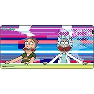 Rick and Morty - Glitched - Mouse and keyboard pad - Mouse Pad