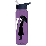 Wednesday - Raven and Umbrella - plastic drinking bottle - Drinking Bottle