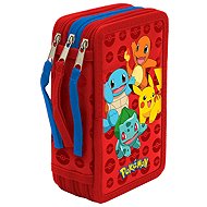 Pokémon - Pokémons - třípatrový penál na psací potřeby - School Case