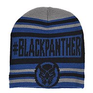 Avengers: Čepice Black Panther modro - černá 52 - Winter Hat