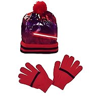 Star wars - winter hat and gloves set 4175 red, size 52 - Winter Hat