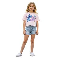 Lilo a Stitch - tričko pink 164 - T-Shirt