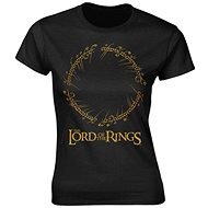 Lord of the Rings - Ring Inscription -  Women's T-shirt L - T-Shirt