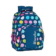 Benetton - Navy - School Backpack - School Backpack