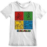 Super Mario - Squares - dětské tričko - 12-13 let - Tričko