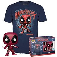 Deadpool - tričko L s figurkou - Tričko