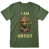 Marvel|Guardians Of The Galaxy|Strážci galaxie -  I Am Groot Badge  - tričko XXL - Tričko