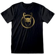 Marvel|Loki - Icon Gold - tričko L  - Tričko