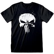 Marvel|Punisher - TV Skull Logo - tričko L  - Tričko