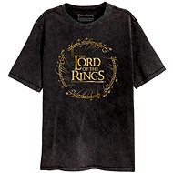 Lord Of The Rings|Lord Of The Rings - Gold Foil Logo - tričko XXL - T-Shirt