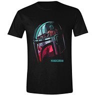 Star Wars|Hviezdne vojny – TV seriál The Mandalorian Helmet Reflection – tričko XXL - Tričko