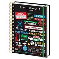 Friends - Infographic - Ringbuch Notizbuch - Notizbuch