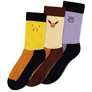 Pokémon Crew 3 pairs, EU 35-38 - socks - Socks