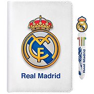 Real Madrid: Club crest - A5 notebook set with pen - Gift Set