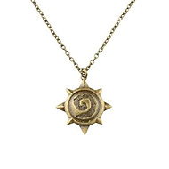 Hearthstone Pendant - Gold Logo - Charm