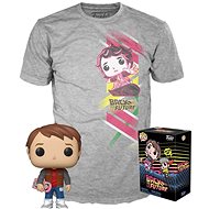 Funko POP! & Tee BTTF- Marty w/Hoverboard- L - Figure