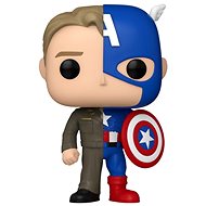 Funko POP! Marvel - Captain A / Steve R (Split) - Figure