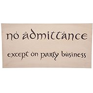 The Hobbit - No Admittance Sign - figurine - Figure