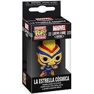 Funko POP! Keychain Marvel Luchadores- Captain Marvel - Figure