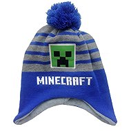 Minecraft 54885 - winter hat, blue-grey, size 52 - Winter Hat