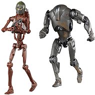 Hasbro Star Wars Episode II Black Series - 2 in a Pack C-3PO & Super Battle Droid 15 cm - Figure