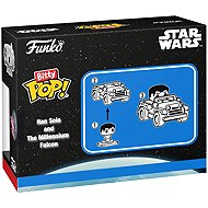 Funko Star Wars Bitty POP! Vehicles vinyl figure to display Han Solo with Millennium Falcon 2,5 cm - Figure